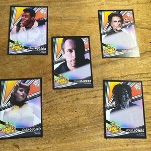 Horror cards (5) Clive Barker, Chris Sarandon, Ernie Hudson, Doug Jones, Gugino